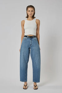 DRICOPER ZELLA BARREL JEAN RODEO BLUE