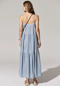 POL ACACIA SUNDRESS BLUE