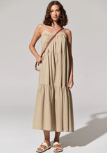 Load image into Gallery viewer, POL ACACIA SUNDRESS LIGHT KHAKI
