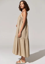 Load image into Gallery viewer, POL ACACIA SUNDRESS LIGHT KHAKI
