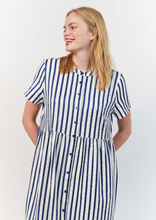 Load image into Gallery viewer, LOLLYS LAUNDRY ALIYA MAXI DRESS BLUE
