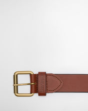 Load image into Gallery viewer, COMING SOON | BARBOUR ALLANTON LEATHER BELT BROWN
