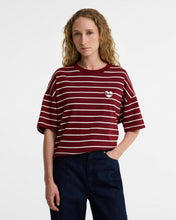 Load image into Gallery viewer, COMING SOON | BARBOUR AMBLESIDE STRIPED TOP CRANBERRY RED/CLOUD
