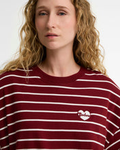 Load image into Gallery viewer, COMING SOON | BARBOUR AMBLESIDE STRIPED TOP CRANBERRY RED/CLOUD
