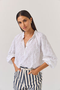 TUESADY ARTIST TOP WHITE DECO