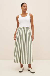 KOWTOW ATHENA PANT FOREST STRIPE