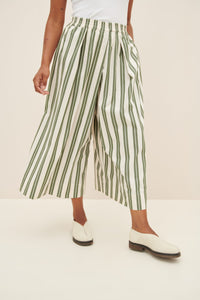 KOWTOW ATHENA PANT FOREST STRIPE