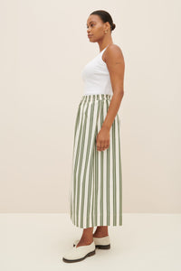 KOWTOW ATHENA PANT FOREST STRIPE