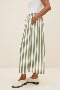 KOWTOW ATHENA PANT FOREST STRIPE