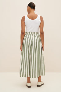 KOWTOW ATHENA PANT FOREST STRIPE