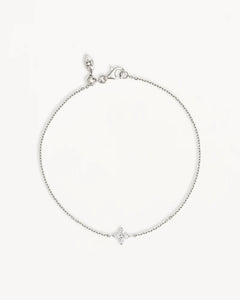 BY CHARLOTTE SILVER CRYSTAL BLOOM BRACELET