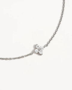 BY CHARLOTTE SILVER CRYSTAL BLOOM BRACELET