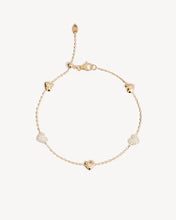 Load image into Gallery viewer, BY CHARLOTTE GOLD YOU HAVE MY HEART CHARM BRACELET
