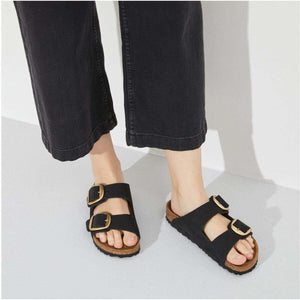 BIRKENSTOCK ARIZONA BIG BUCKLE NUBUCK BLACK