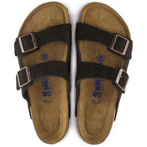 BIRKENSTOCK ARIZONA SUEDE MOCHA SLIDE