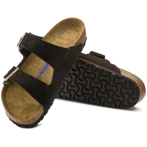 BIRKENSTOCK ARIZONA SUEDE MOCHA SLIDE