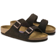 Load image into Gallery viewer, BIRKENSTOCK ARIZONA SUEDE MOCHA SLIDE
