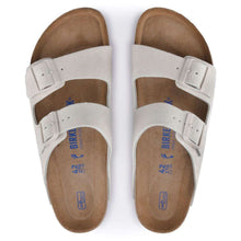 Load image into Gallery viewer, BIRKENSTOCK ARIZONA SFB SUEDE (REGULAR) ANTIQUE WHITE
