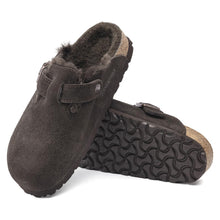 Load image into Gallery viewer, BIRKENSTOCKS BOSTON SUEDE SHEARLING (regular) MOCHA
