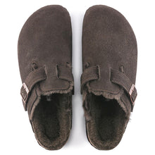 Load image into Gallery viewer, BIRKENSTOCKS BOSTON SUEDE SHEARLING (regular) MOCHA
