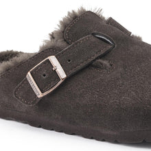 Load image into Gallery viewer, BIRKENSTOCKS BOSTON SUEDE SHEARLING (regular) MOCHA

