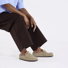 Load image into Gallery viewer, BIRKENSTOCK NAPLES WRAPPED SUEDE TAUPE (REGULAR)
