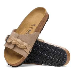 BIRKENSTOCK OITA BRAIDED SUEDE TAUPE