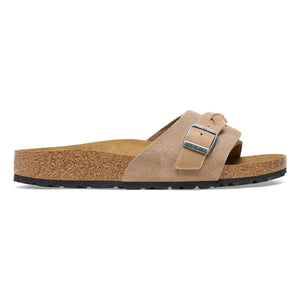 BIRKENSTOCK OITA BRAIDED SUEDE TAUPE