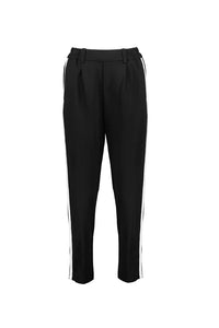 TUESDAY BOBBIE PANTS BLACK/WHITE SINGLE STRIPE
