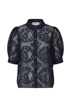 Load image into Gallery viewer, LOLLYS LAUNDRY BONO SHIRT DARK NAVY
