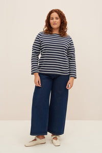 KOWTOW BRETON TOP NAVY BRETON