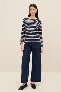 KOWTOW BRETON TOP NAVY BRETON