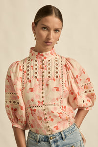 ZOE KRATZMANN CABARET TOP CHERRY TULIP