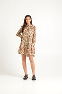 TUESDAY CAMILA MINI DRESS HARVEST FLORAL