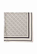 Load image into Gallery viewer, SECOND FEMALE MONOGRAM SCARF WHITECAP GRAY
