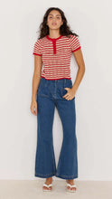 Load image into Gallery viewer, MINK PINK CHLOE STRIPE KNIT TEE
