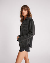 Load image into Gallery viewer, ONE TEASPOON SOFT BLACK TENCEL WESTERN SHIRT
