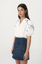 Load image into Gallery viewer, ROWIE CORA SPRING BLOUSE COBALT ETOILE
