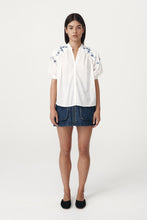 Load image into Gallery viewer, ROWIE CORA SPRING BLOUSE COBALT ETOILE
