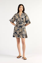 Load image into Gallery viewer, TUESDAY CRESCENT MINI DRESS NAVY PAISLEY

