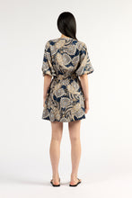 Load image into Gallery viewer, TUESDAY CRESCENT MINI DRESS NAVY PAISLEY
