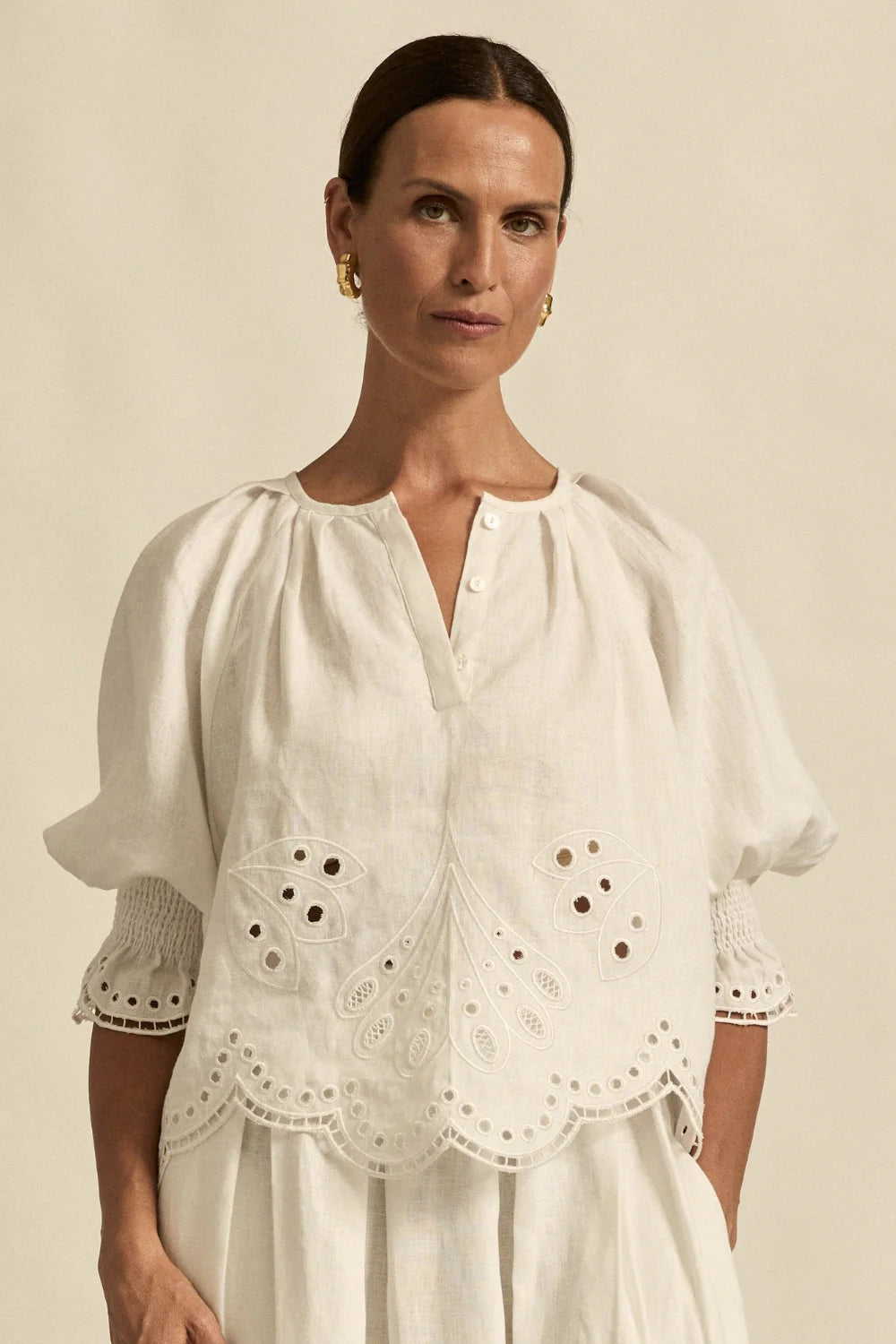 ZOE KRATZMANN DAWN TOP PORCELAIN