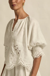 ZOE KRATZMANN DAWN TOP PORCELAIN