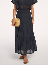 Load image into Gallery viewer, LOLLYS LAUNDRY DIAMOND MAXI SKIRT WASHED BLACK
