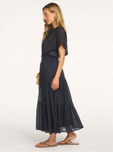 Load image into Gallery viewer, LOLLYS LAUNDRY DIAMOND MAXI SKIRT WASHED BLACK
