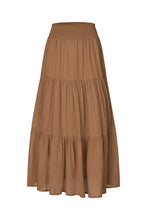 Load image into Gallery viewer, LOLLYS LAUNDRY DIAMOND MAXI SKIRT CAMEL
