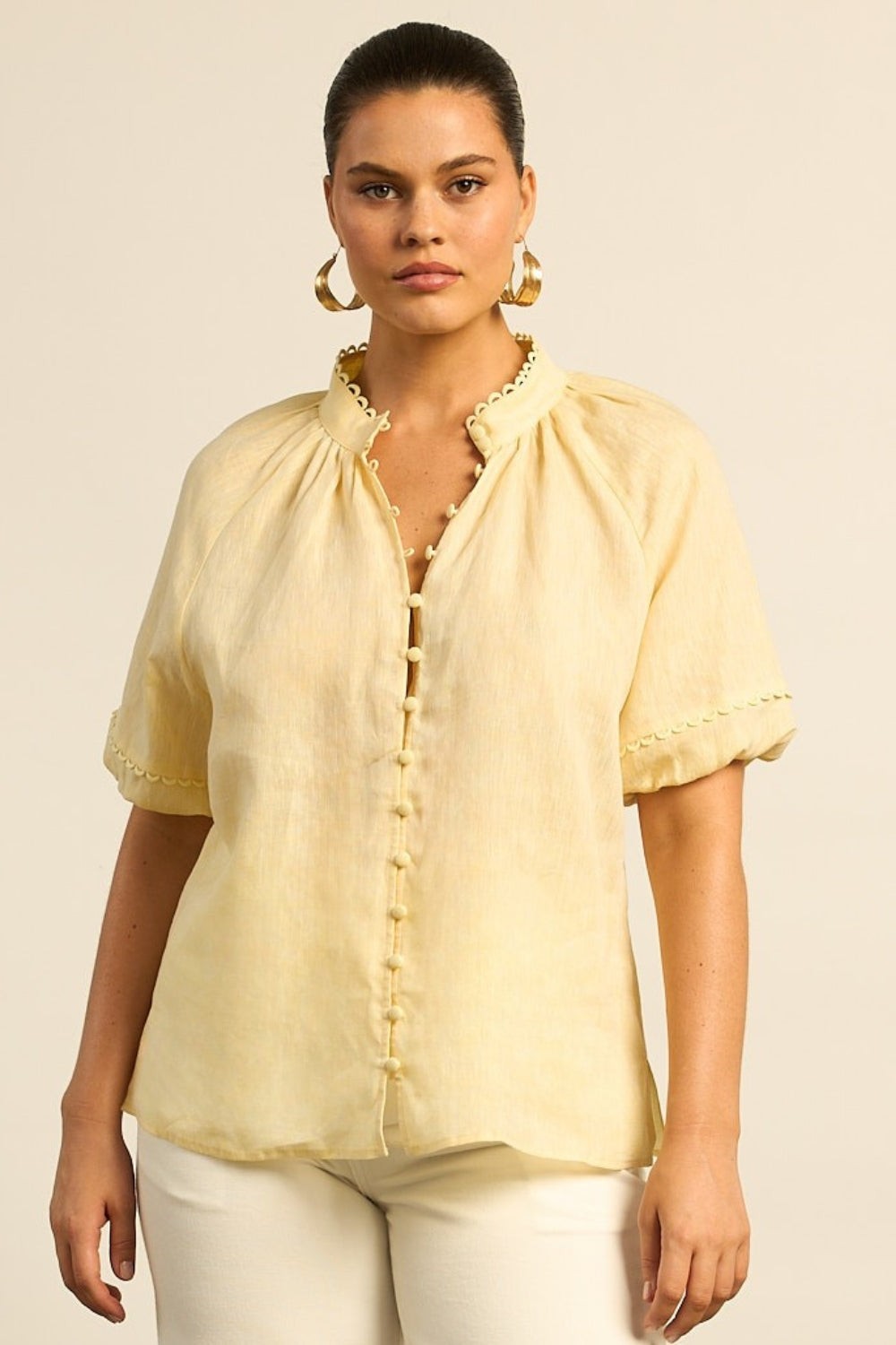 ZOE KRATZMANN DRIFT TOP LEMONADE