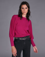 Load image into Gallery viewer, STORM RIB DETAIL MERINO SWEATER PINK
