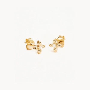 BY CHARLOTTE GOLD LIVE IN LIGHT STUD EARRING