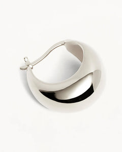 BY CHARLOTTE SILVER SUNKISSED LARGE HOOPS